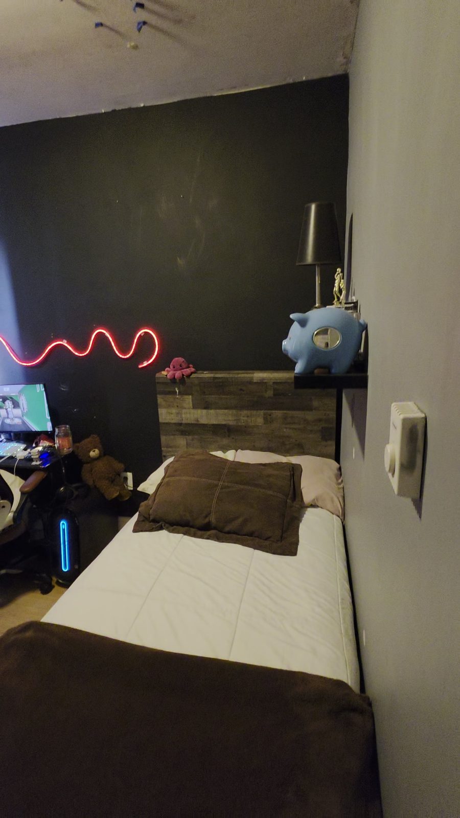 The same bedroom after a Host Cleaning Services deep clean, fully reset, bed made, and tidy